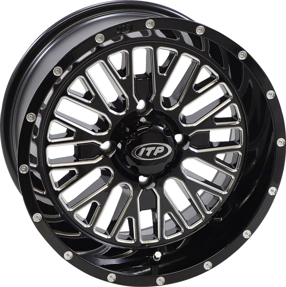 ITP 1422734731B CERCHIO IN LEGA MOMENTUM QUAD UTV 14X7 4/110 CF MOTO KYMCO HONDA  YAMAHA