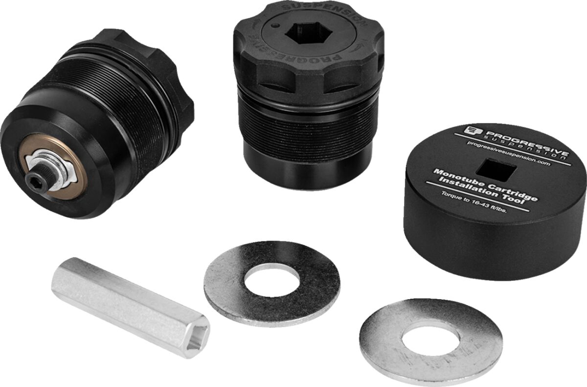 PROGRESSIVE SUSPENSION 31-5056 Regolatori precarico forcella NERO Harley Davidson FXBR 1923 ABS Softail Breakout 117 23>25