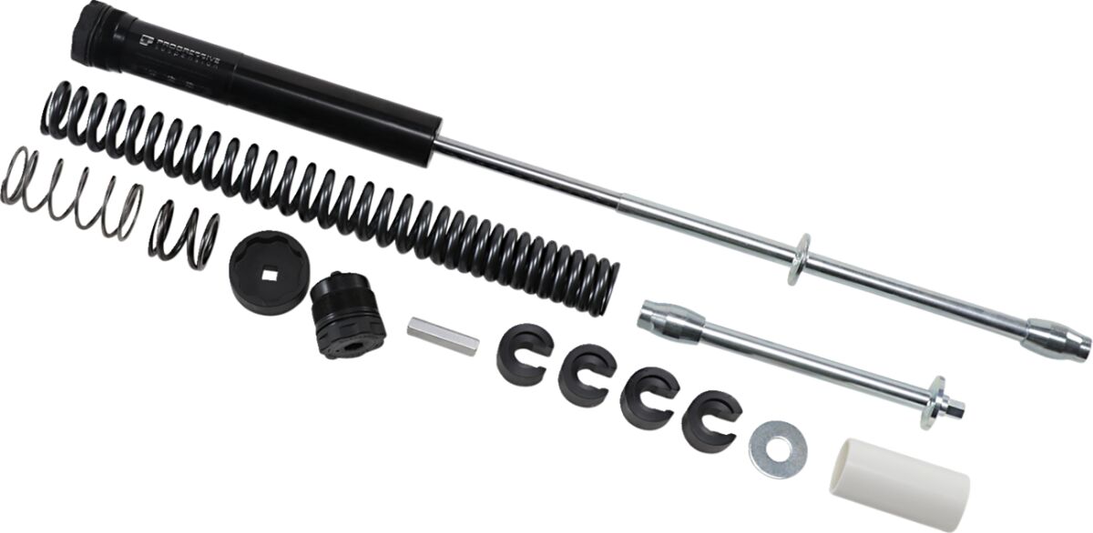 PROGRESSIVE SUSPENSION 31-2542 Kit cartuccia forcella monotubo Abbassamento di 50,80 mm (2,00″) Harley Davidson FXBB 1923 ABS Softail Street Bob Solo 117 25>26
