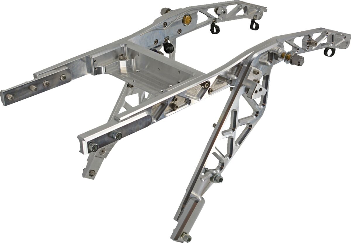 TRASK TM-3300 Telaietto posteriore in alluminio billet Harley Davidson FLHRXS 1868 ABS Road King Special 114 09>24