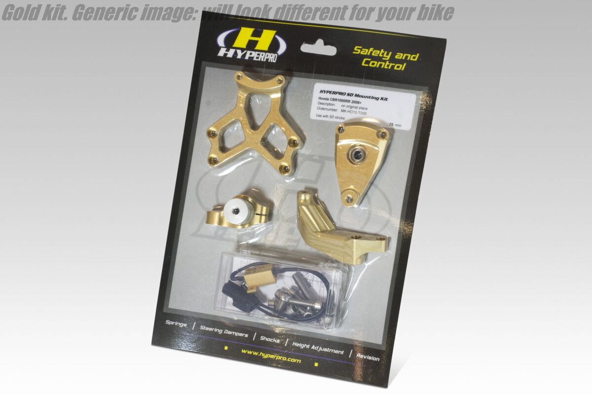 HYPERPRO Kit di montaggio ammortizzatore di sterzo