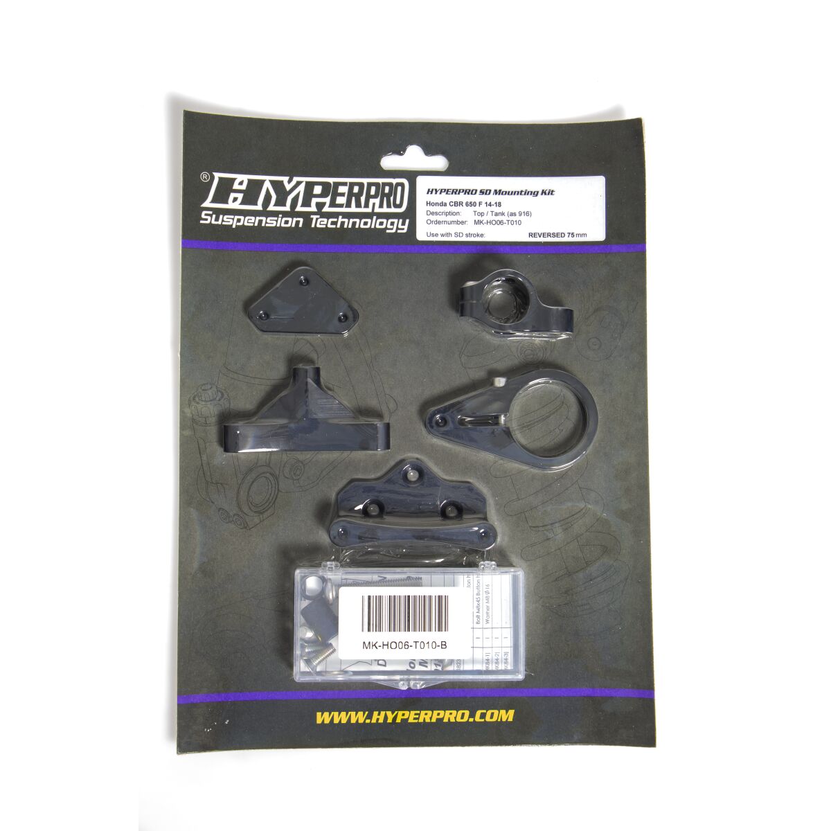 HYPERPRO Kit di montaggio ammortizzatore di sterzo