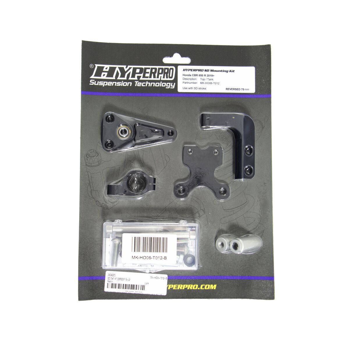 HYPERPRO Kit di montaggio ammortizzatore di sterzo