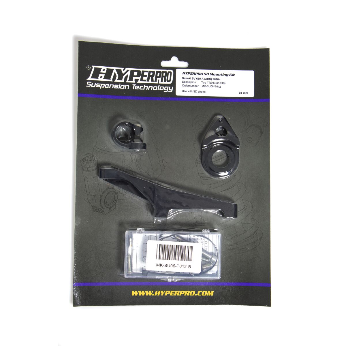HYPERPRO Kit di montaggio ammortizzatore di sterzo