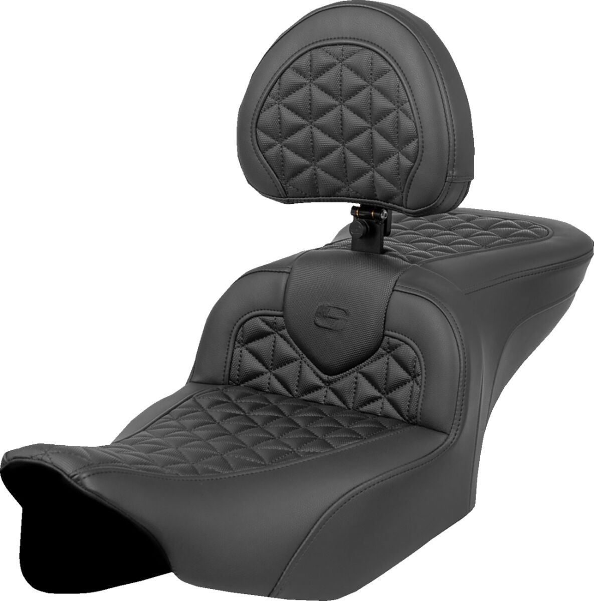 SADDLEMEN 823-07-210B0 Sella RoadSofa Tri Gripper Harley Davidson FLTRXSE 1977 ABS Road Glide CVO 121 23>25
