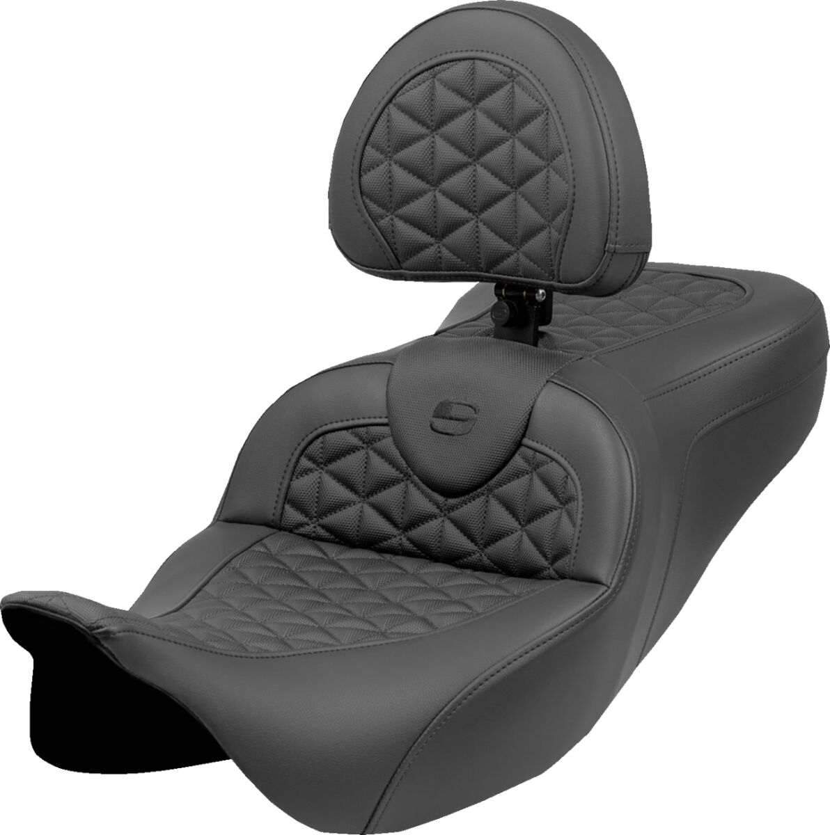 SADDLEMEN 808-07B-210B0 Sella RoadSofa Tri Gripper Harley Davidson FLHTK 1868 ABS Glide Ultra Limited 114 08>25