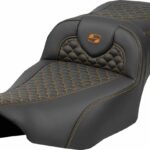 SADDLEMEN 823-07-20903 Sella Roadsofa Dragon Scale Stitch Harley Davidson FLHXSE 1977 ABS Street Glide CVO 121 23>25