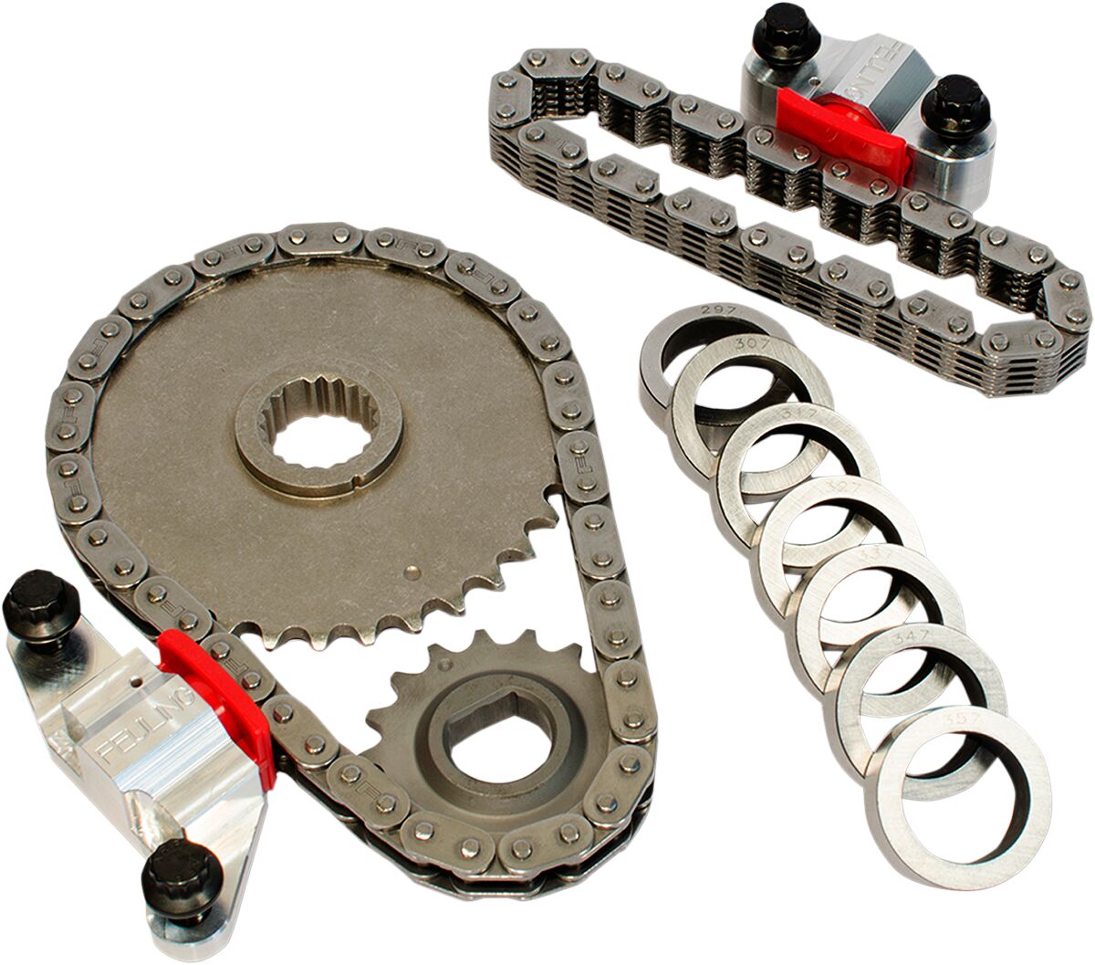 FEULING PARTS 8081 Kit di conversione tendicatena idraulico per distribuzione OE+ Harley Davidson FXDF 1690 Dyna Fat Bob 02>17