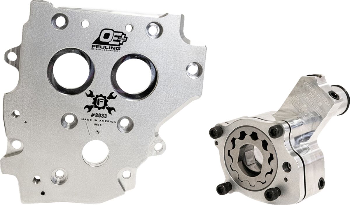 FEULING PARTS 7084 Kit pompa olio OE+/piastra albero a camme Harley Davidson FLHX 1750 Street Glide 107 06>17