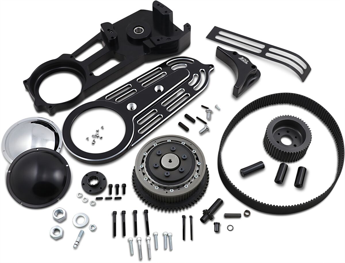 BELT DRIVES EV-700B Kit trasmissione a cinghia da 2″ cover intercambiabili Harley Davidson FXSTS 1450 Softail Springer 90>06