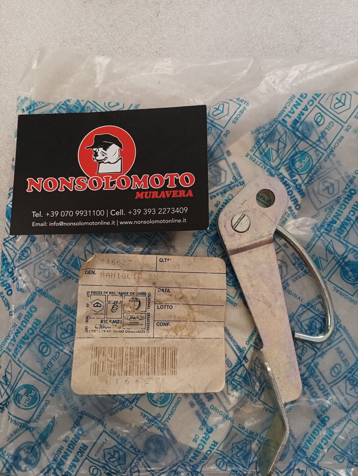 GANCIO SPONDA SINISTRA PIAGGIO APE 50 FL RST FL2 116627