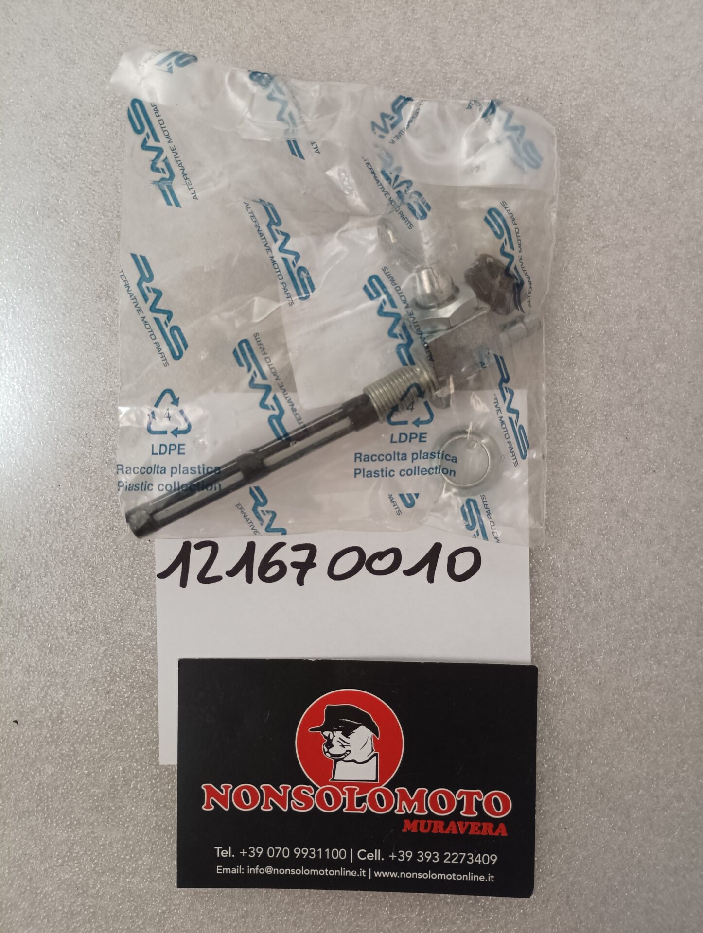 RUBINETTO BENZINA STANDARD PER CICLOMOTORI 121670010
