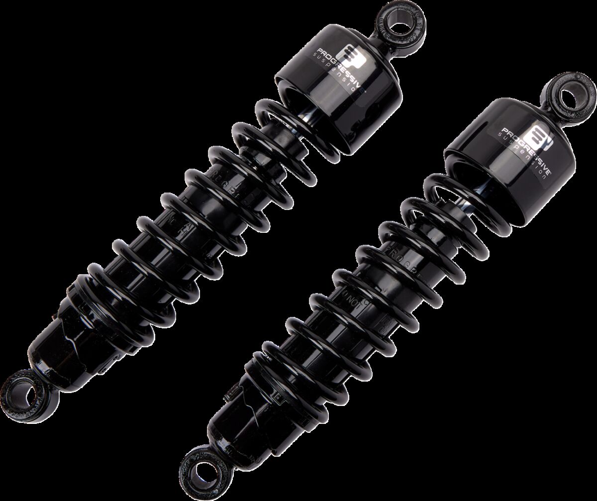 PROGRESSIVE SUSPENSION 412-4072B Ammortizzatori 412 13″ BLACK Harley Davidson FLHXU 1977 ABS Street Glide Ultra 121 06>25