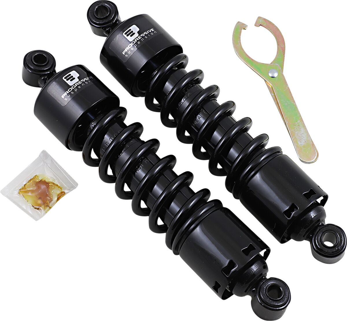 PROGRESSIVE SUSPENSION 412-4038B Ammortizzatori 412 12,6″ BLACK Harley Davidson FXDF 1690 ABS Dyna Fat Bob 91>17