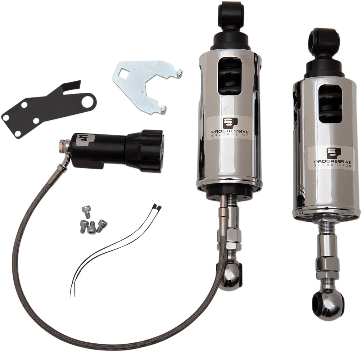 PROGRESSIVE SUSPENSION 422-4101C Ammortizzatori 422 PRecarico regolabile Cromato Harley Davidson FLSTC 1340 Heritage Softail Classic 89>99