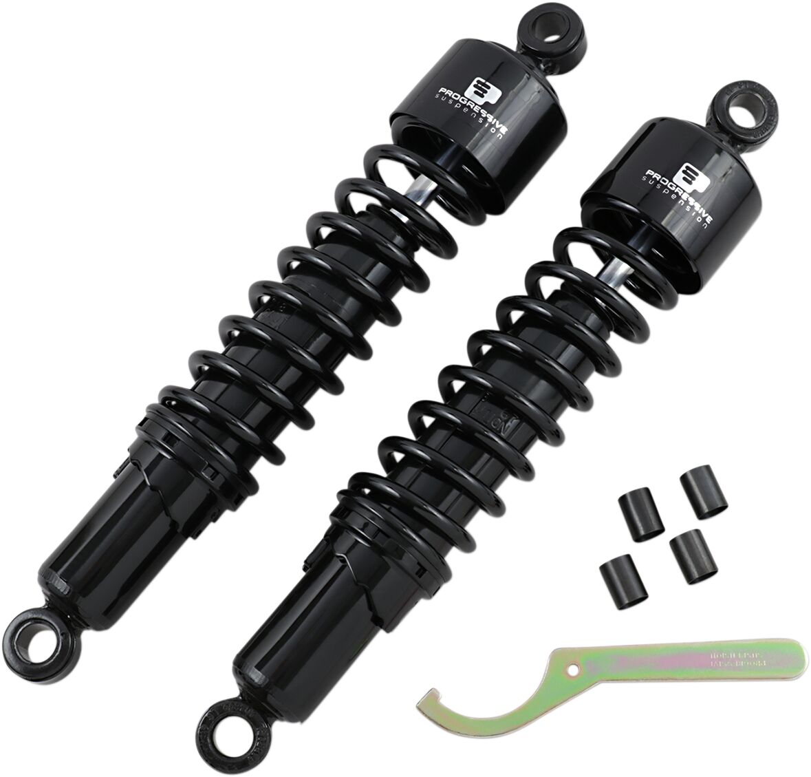 PROGRESSIVE SUSPENSION 412-4058B Ammortizzatori cruiser 412 14,5″ BLACK TRIUMPH THRUXTON 865 EFI 04>15