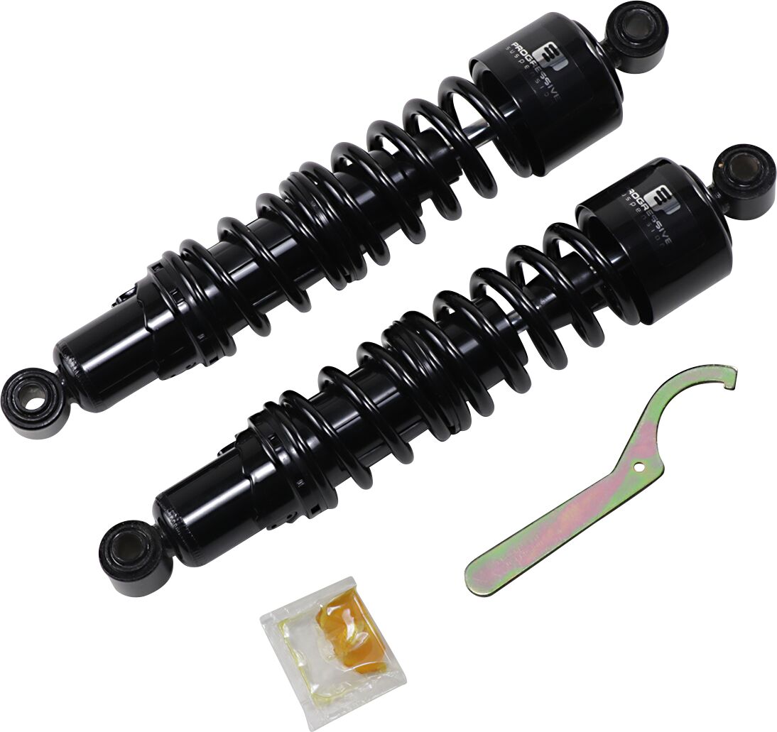 PROGRESSIVE SUSPENSION 412-4085B Ammortizzatori 412 14″ BLACK Harley Davidson FXDWG 1690 ABS Dyna Wide Glide 96>17