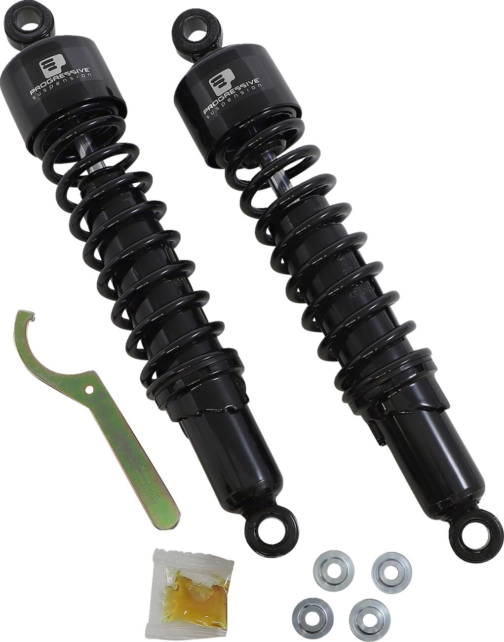 PROGRESSIVE SUSPENSION 412-4265B Ammortizzatori 412 Series 14,5″ BLACK TRIUMPH BONNEVILLE 1200 T120 ABS 16>24