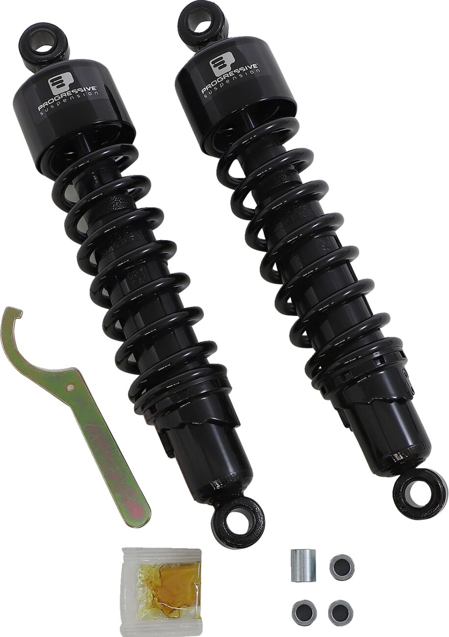 PROGRESSIVE SUSPENSION 412-4266B Ammortizzatori 412 Series 13,5″ BLACK TRIUMPH BONNEVILLE 1200 T120 ABS 16>24