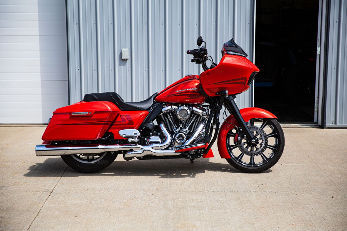 KLOCK WERKS KWF-01-0112-2014 Parafango anteriore Tire Hugger Harley Davidson FLHRXS 1868 ABS Road King Special 114 14>25