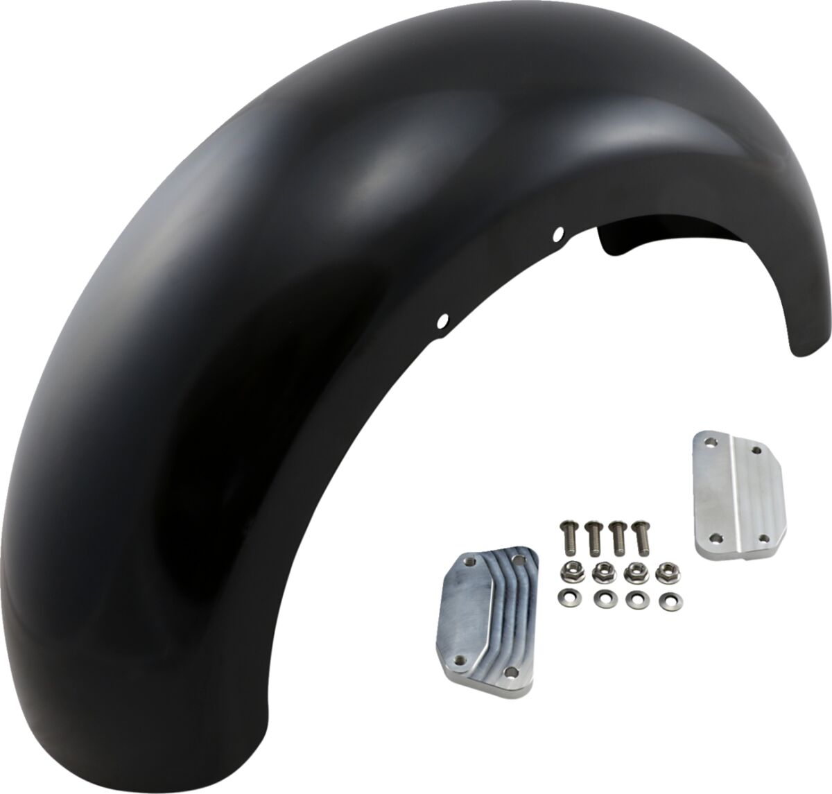 KLOCK WERKS KWF-02-0510 Parafango anteriore Hugger con supporti Harley Davidson FLFBS 1868 ABS Softail Fat Boy 114 18>25