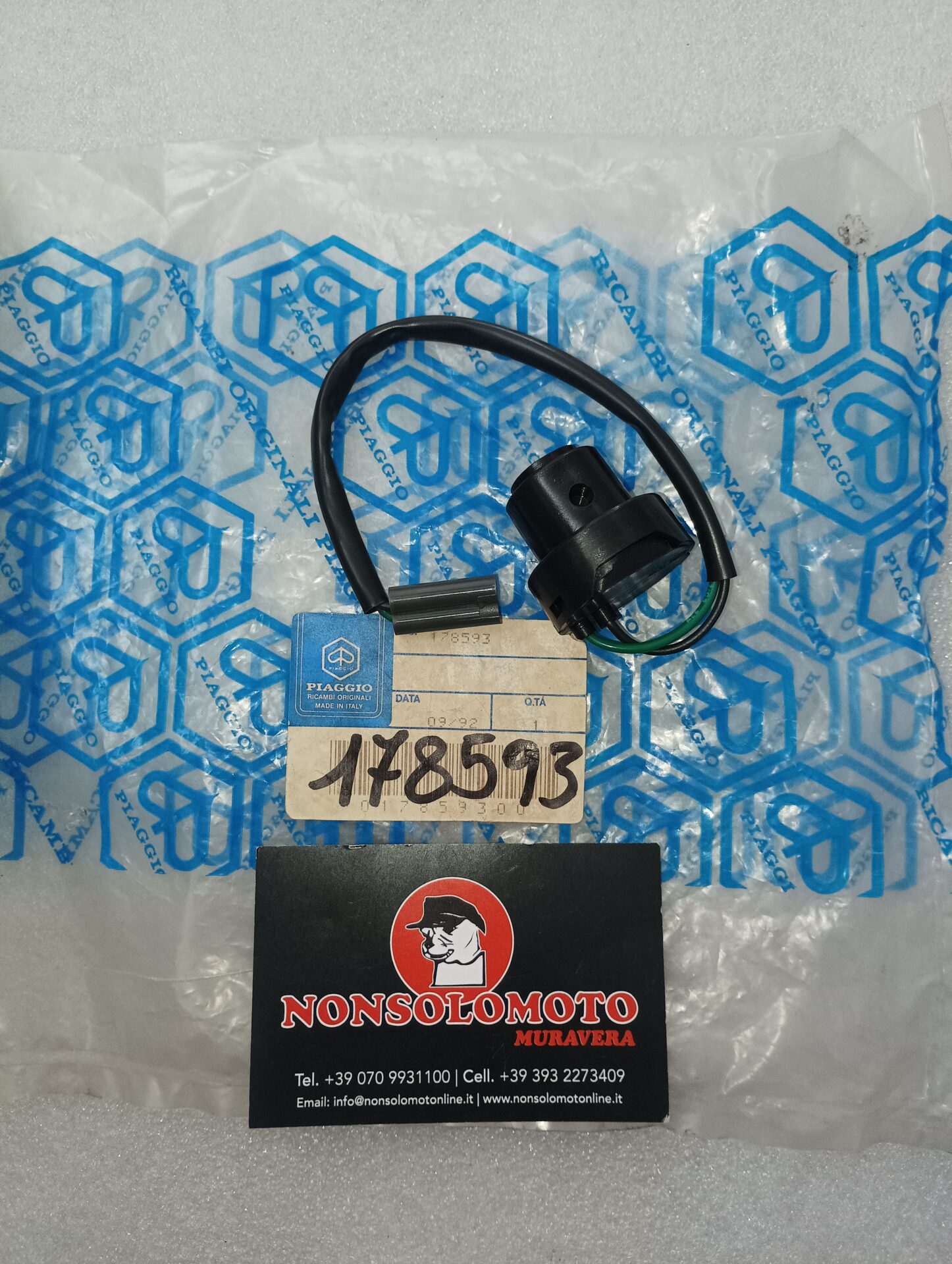 COMMUTATORE SERRATURA ORIGINALE PIAGGIO VESPA PK PX 125 150 178593