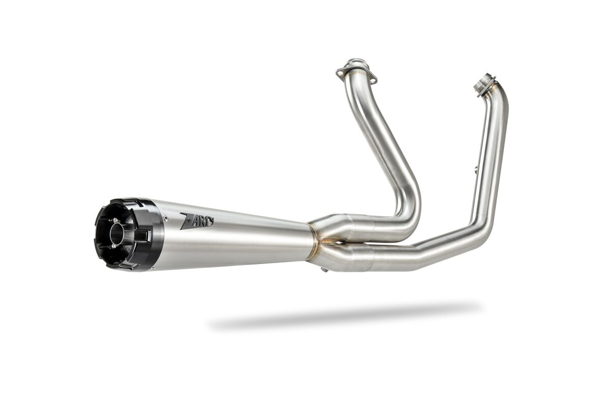 ZARD ZHD011S00SAO-P SCARICO COMPLETO 2:1 H-D SOFTAILS HARLEY DAVIDSON FXBR 1923 ABS 18>24