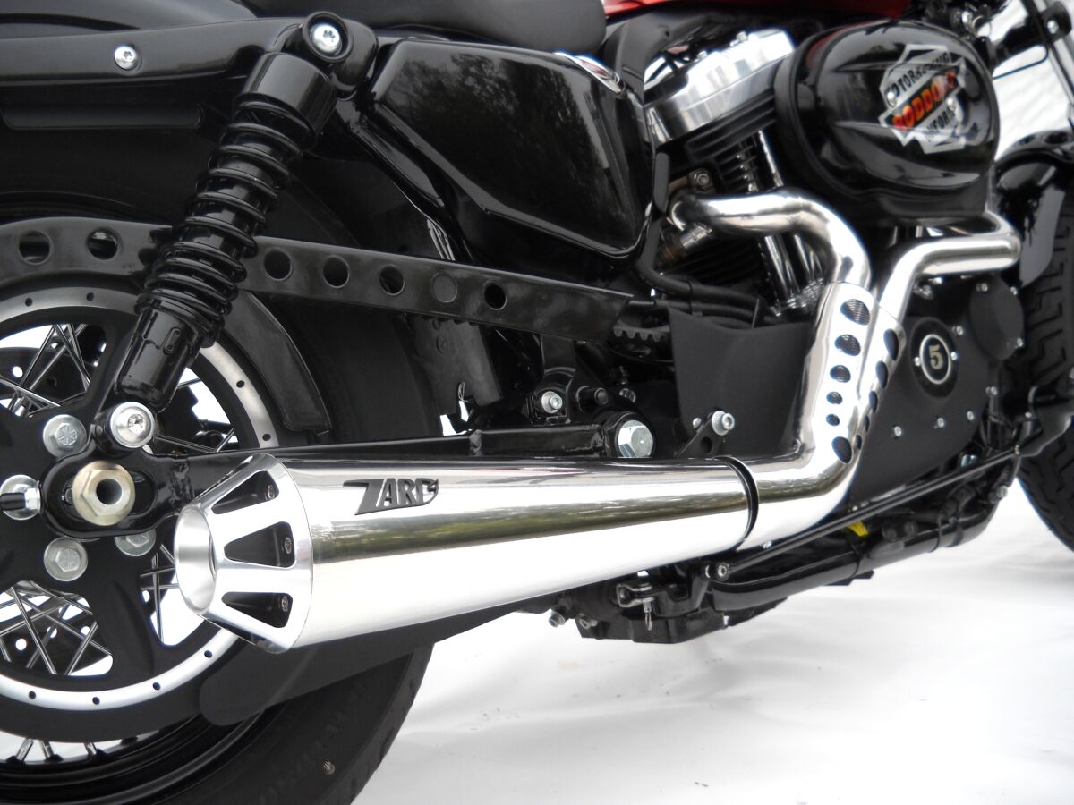 ZARD ZHD528S00SAO SCARICO COMPLETO 2:1 H-D SPORTSTER HARLEY DAVIDSON XL 883 L 14>16