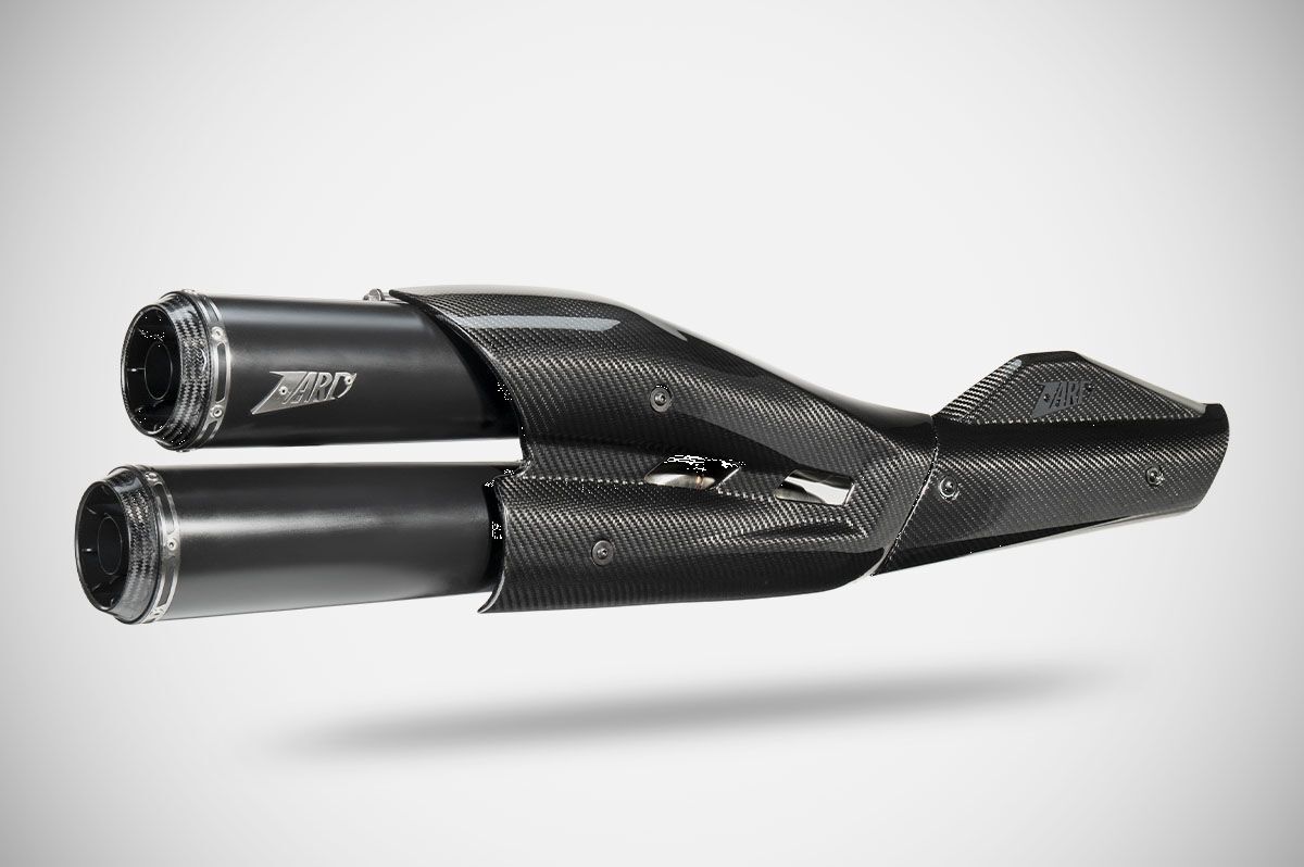 ZARD ZHD007S10SCO-B TOP GUN SCARICO COMPLETO 2:2 SLIP-ON KIT H-D SPORTSTER S HARLEY DAVIDSON RH 1250 S ABS 21>25