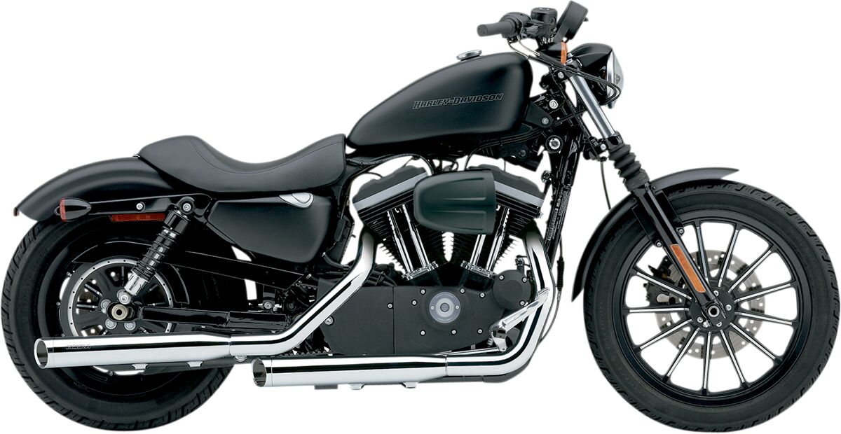 COBRA SILENZIATORI 6030 Silenziatori slip-on Slashcut da 3″ Harley Davidson XL 883 1200 04>13