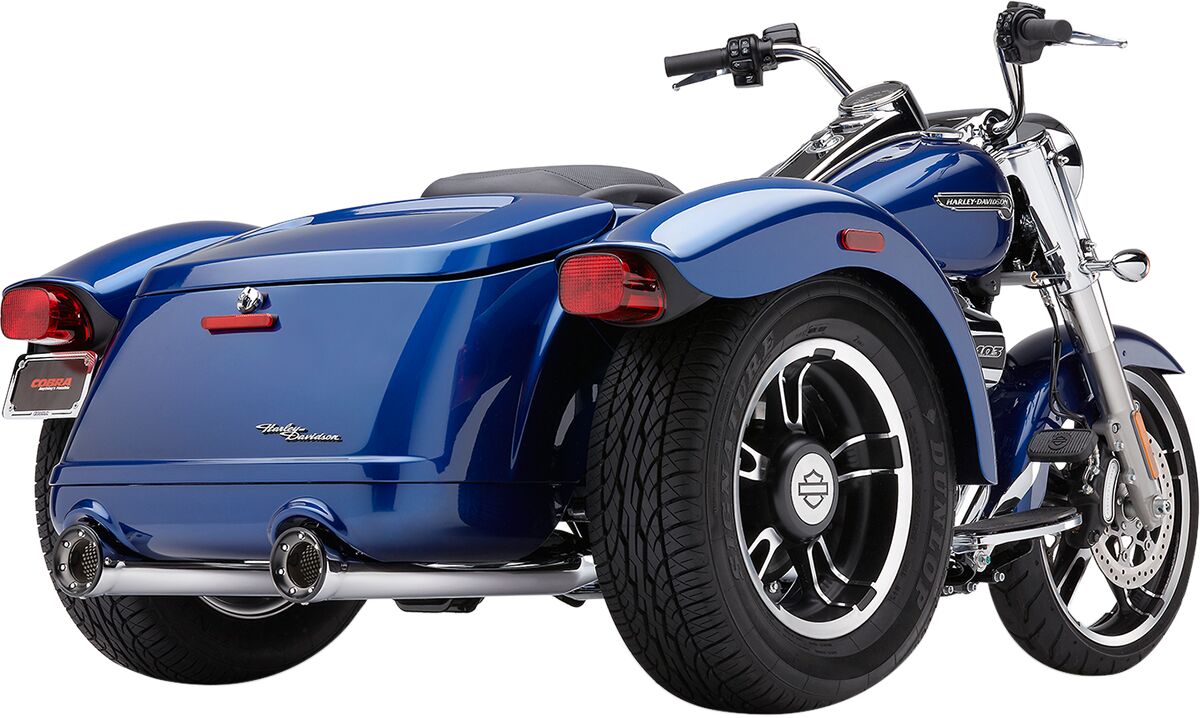 COBRA 6300 Silenziatori slip-on RPT Harley Davidson FLRT 1868 ABS Freewheeler 114 15>25