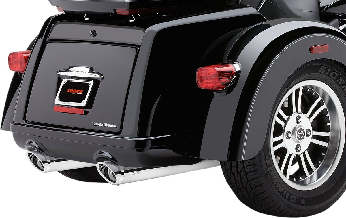 COBRA 6301 Silenziatori Tri Glide Harley Davidson FLHTCUTG 1868 ABS Tri Glide Ultra 114 09>25
