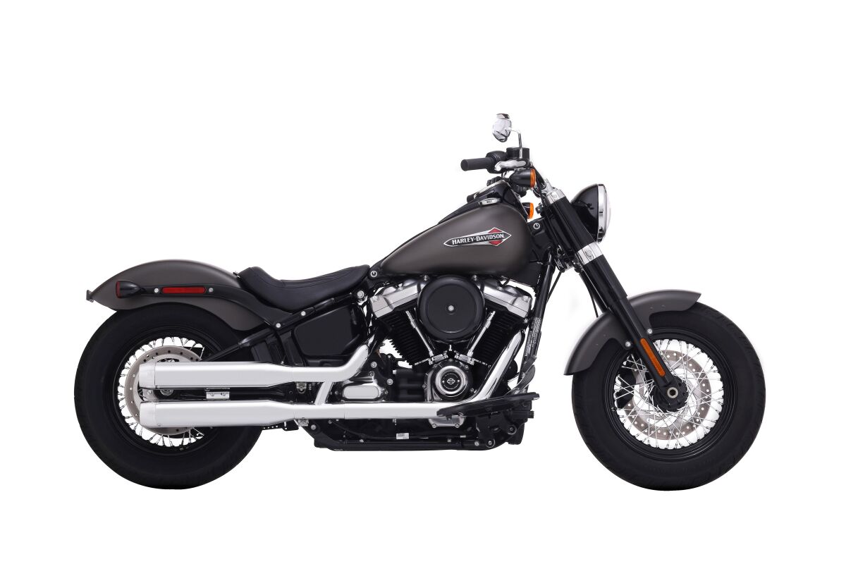 RINEHART RACING 500-1200C Silenziatore slip-on dual da 3,5″ Harley Davidson FLFBS 1868 ABS Softail Fat Boy 114 18>24