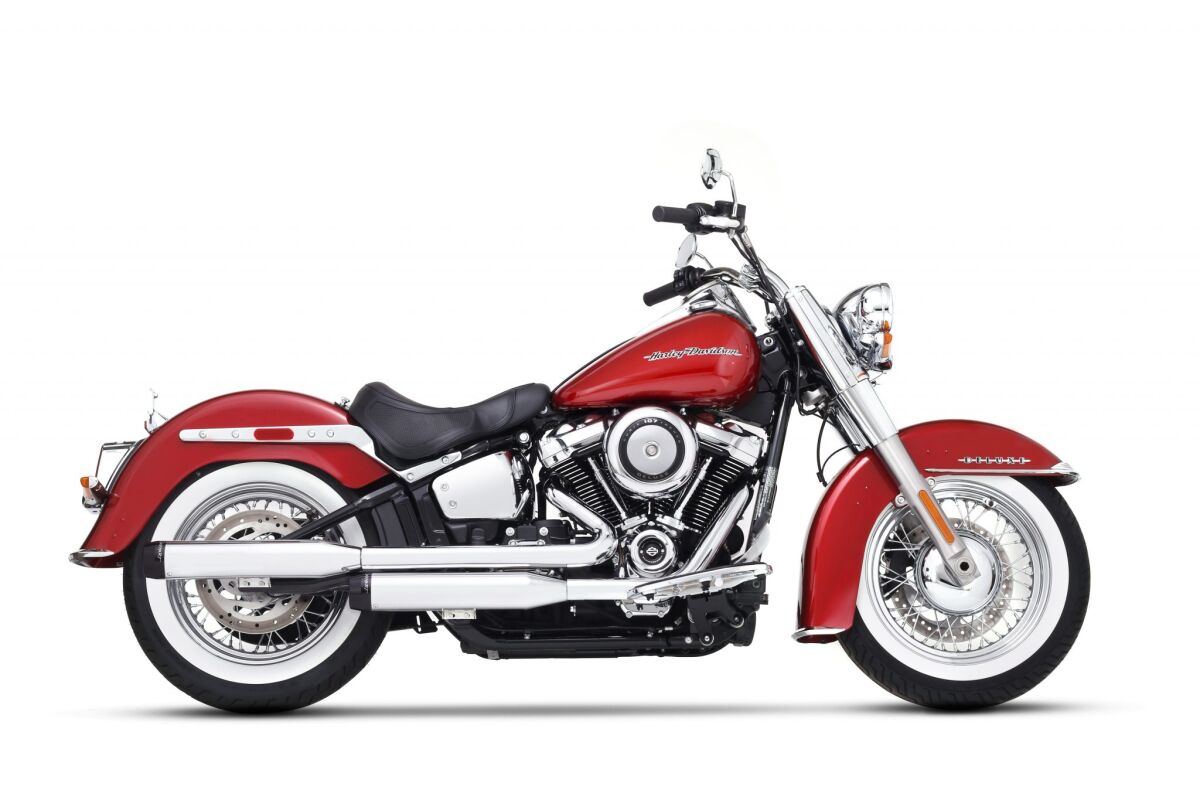 RINEHART RACING 500-1210 Silenziatore slip-on dual da 3,5″ Harley Davidson FLHCS 1868 ABS Softail Heritage Classic 114  18>24