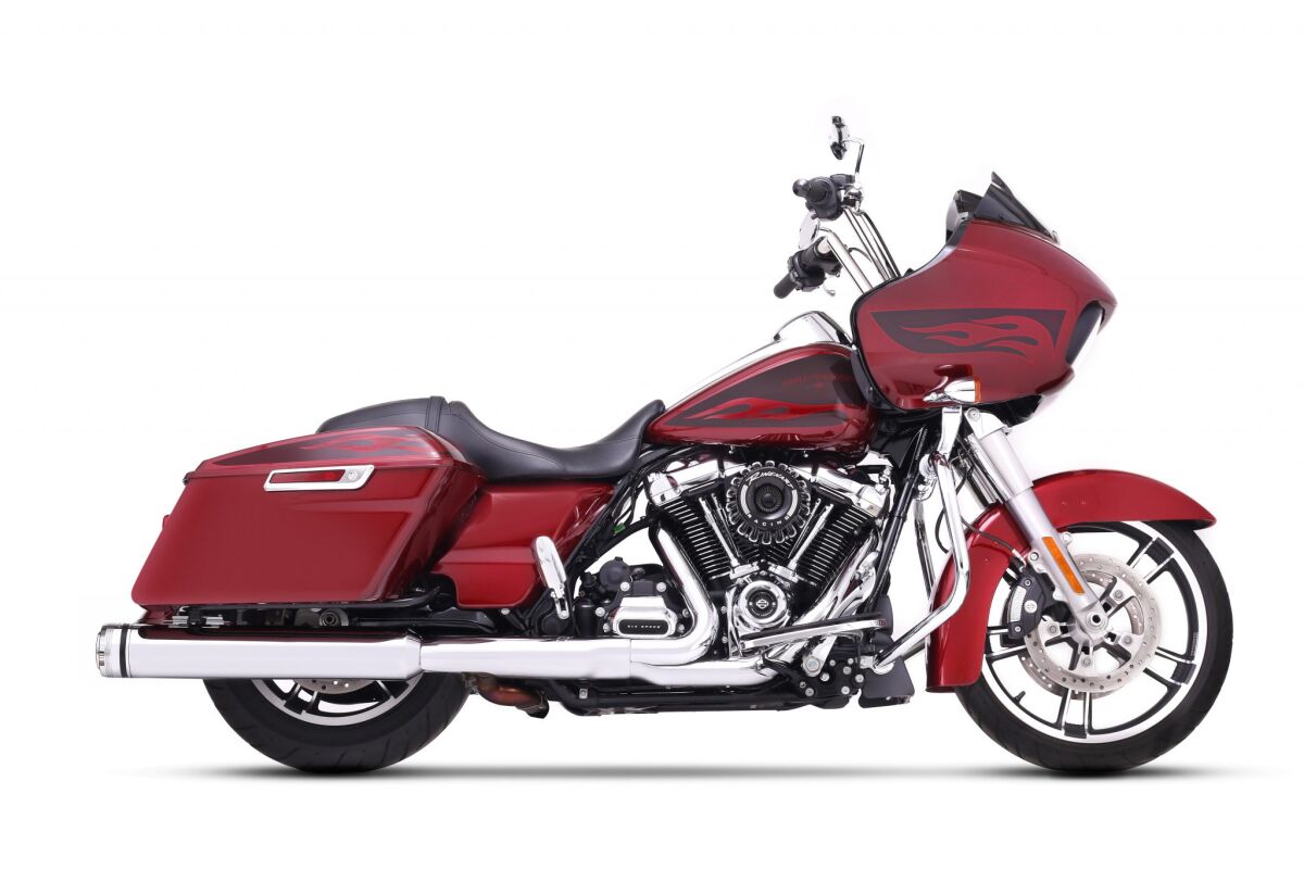 RINEHART RACING 800-0110C-ECB Silenziatore slip-on dual da 4,5″ Harley Davidson FLHTK 1868 ABS Glide Ultra Limited 114  17>25