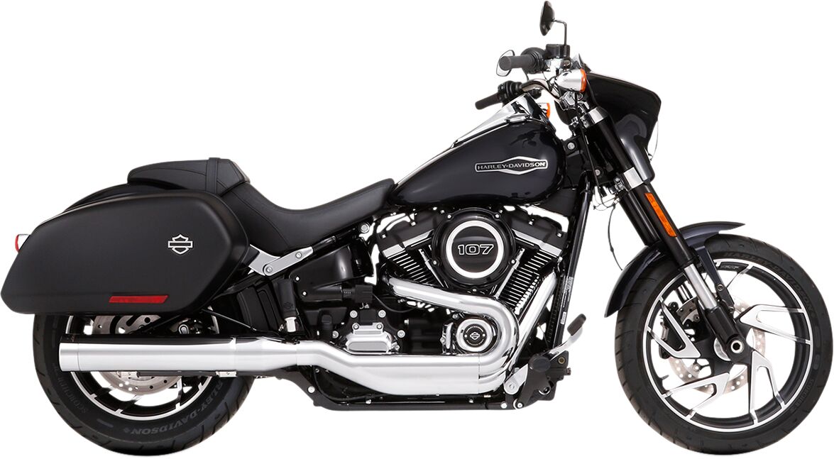 RINEHART RACING  500-1230C Silenziatore slip-on da 4″ Harley Davidson FLSB 1750 ABS Softail Sport Glide 107  18>24