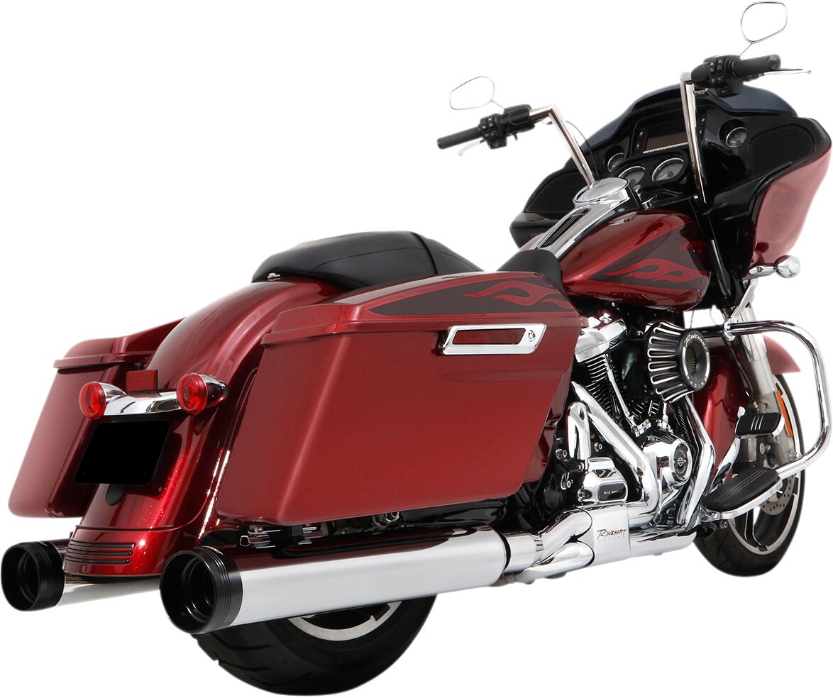RINEHART RACING 500-0185 Silenziatore slip-on dual da 4,5″ Harley Davidson FLHRXS 1868 ABS Road King Special 114 17>24