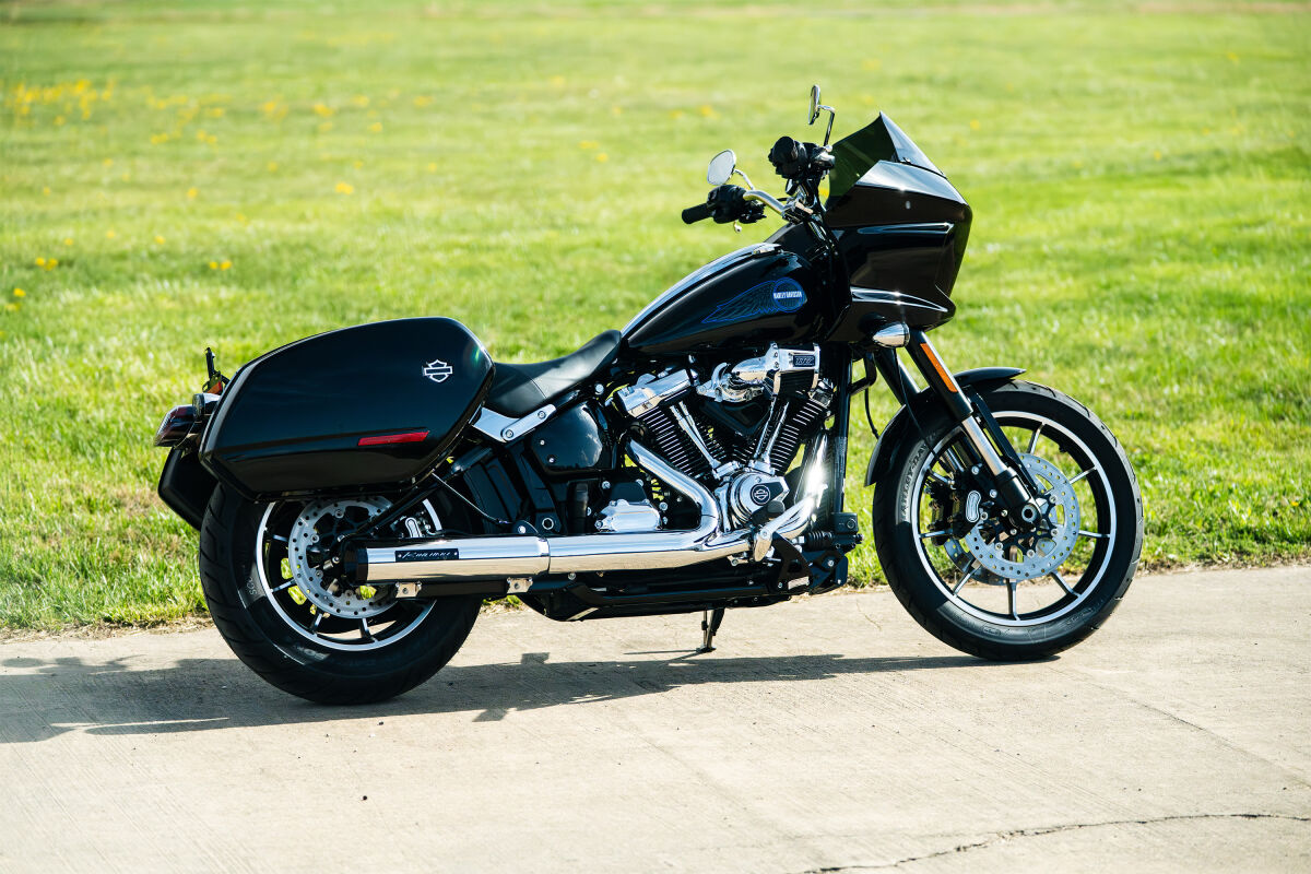 RINEHART RACING Terminale Slip-On 4″ HP40 per HD Softails