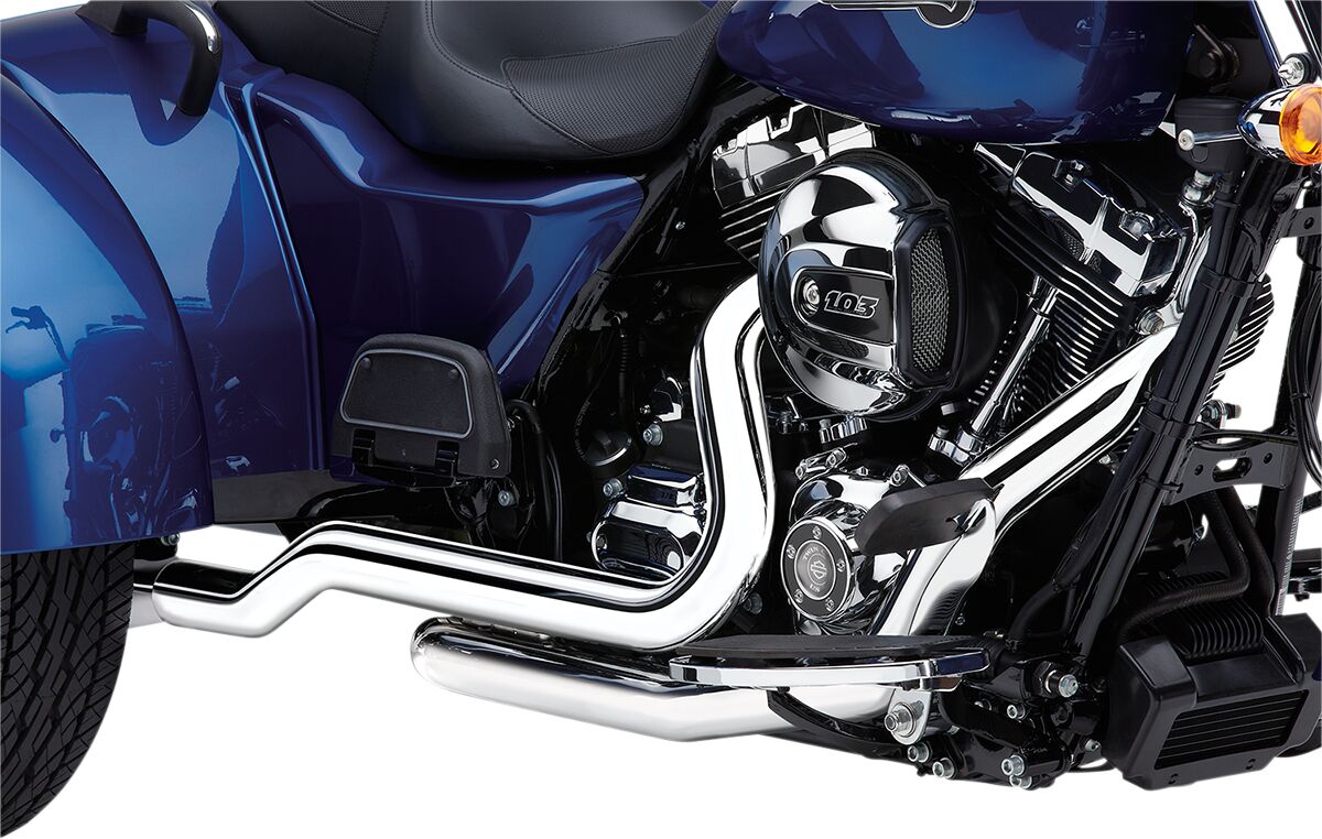 COBRA 6254 Collettori doppi Powerport Trike Harley Davidson FLRT 1690 Freewheeler 10>16