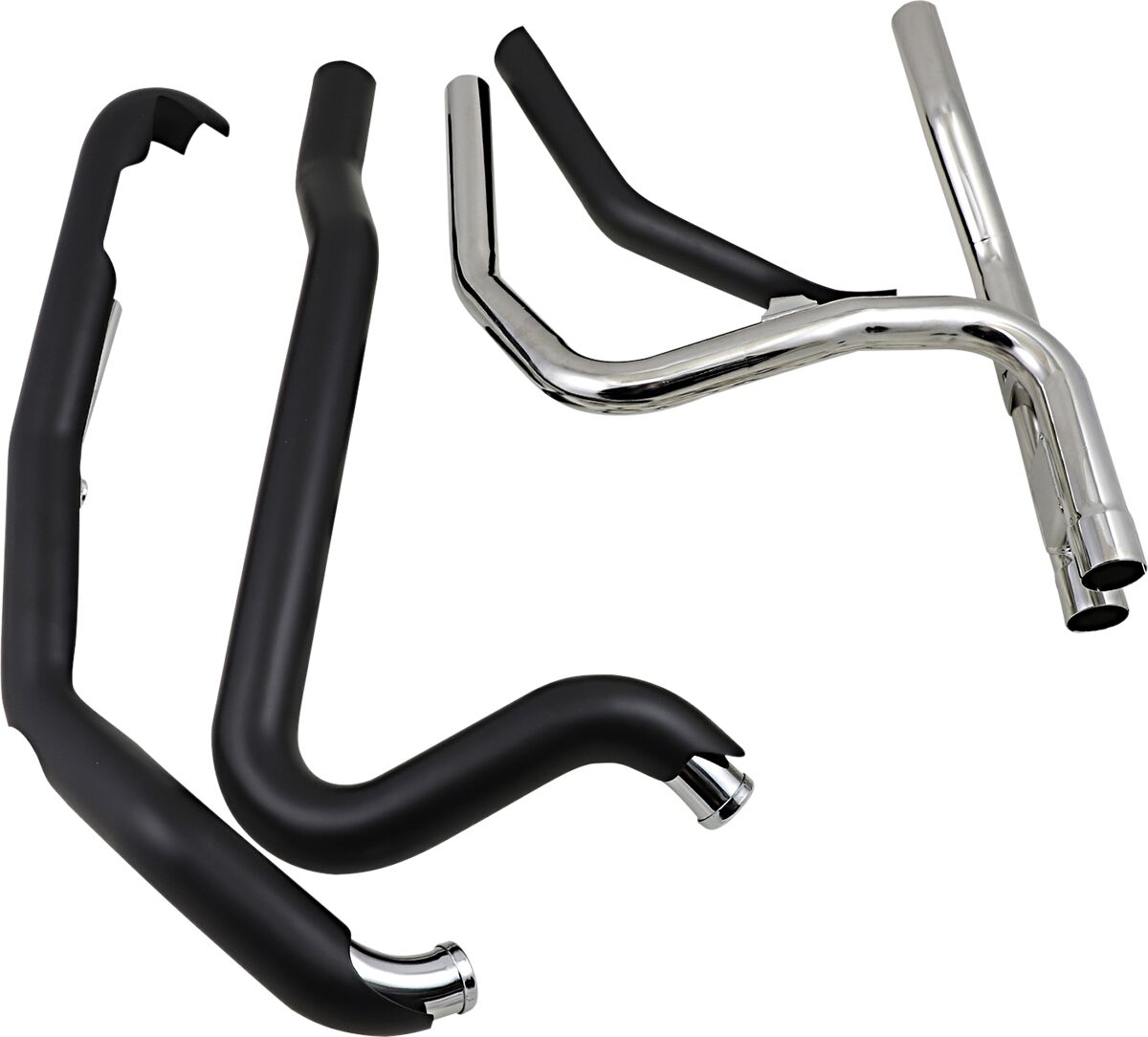 COBRA 6254RB Collettori Powerport Dual per Trike Harley Davidson FLHTCUTG 1690 Trike Tri Glide Ultra Classic 10>16