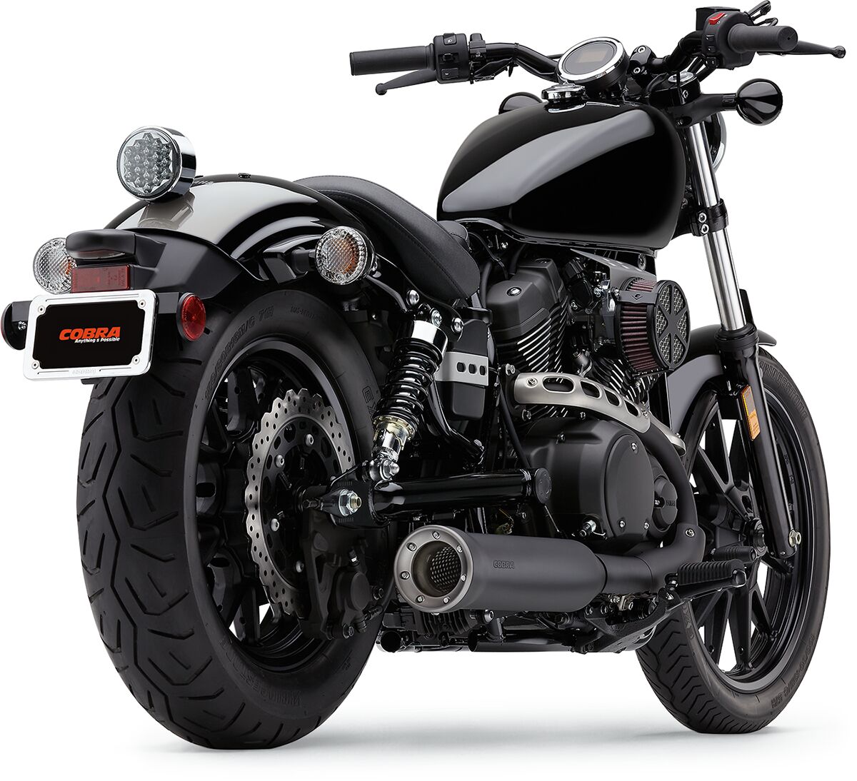 COBRA 2527B Silenziatore slip-on da 4″ YAMAHA XV 950 R ABS 14>19