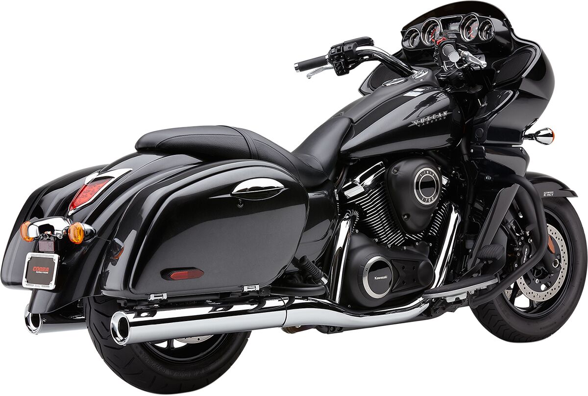 COBRA 4230 Silenziatori slip-on da 4″ KAWASAKI VN 1700 ABS Vulcan Voyager	09>22
