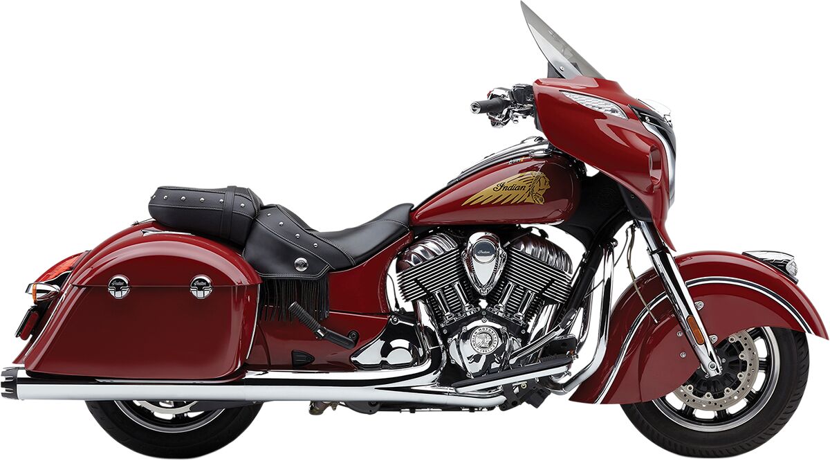 COBRA 5208 silenziatori Slip-On Dual Cut INDIAN CHIEFTAIN 116 ABS Limited 14>24