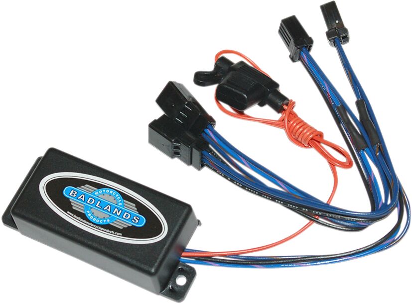 BADLANDS LE-CB-B Equalizzatore di carico per indicatori di direzione Plug-In Style III Harley Davidson FLS 1690 Softail Slim 11>17