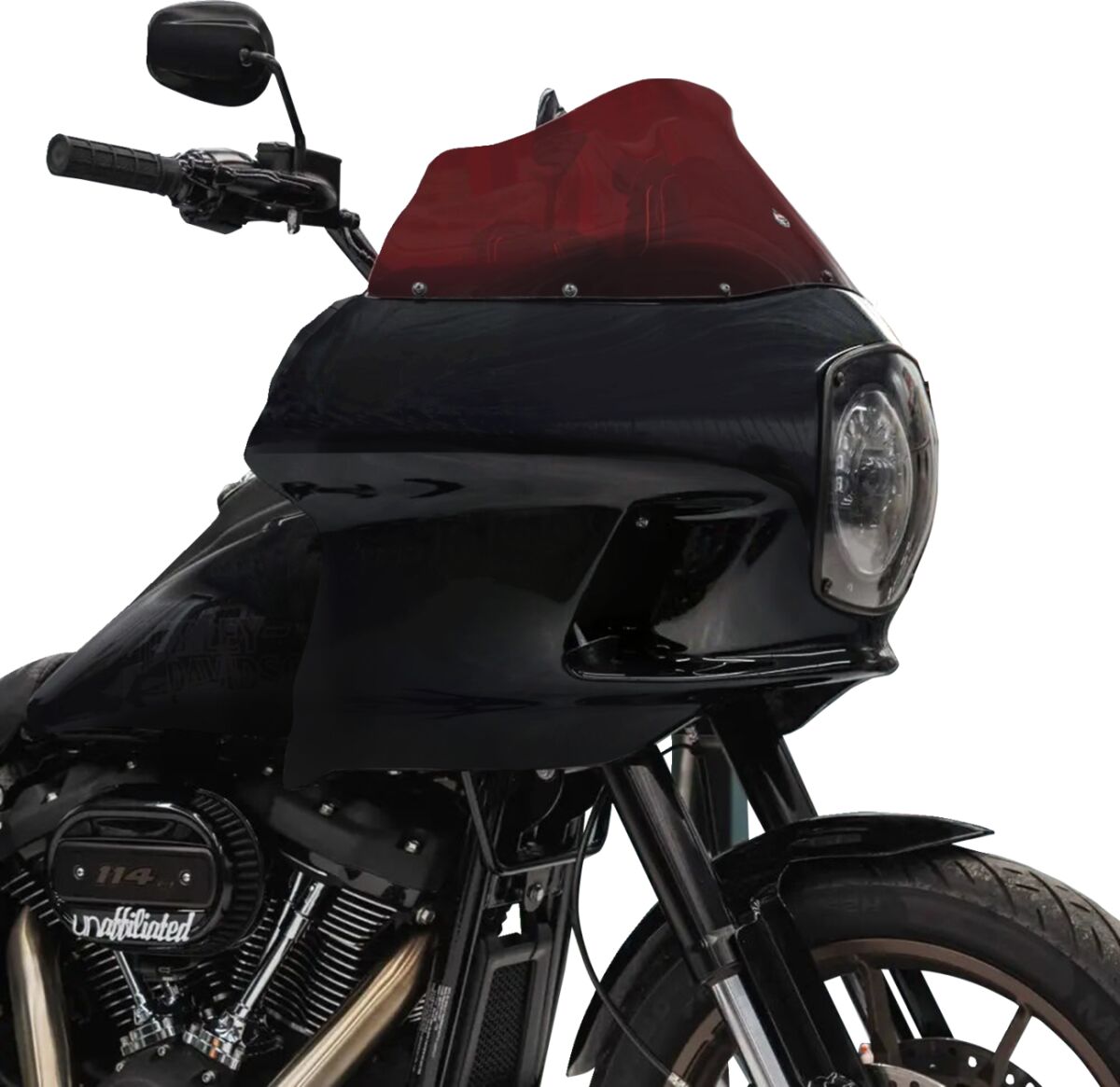 KLOCK WERKS  KWW-02-0614 Parabrezza Kolor Flare Harley Davidson FXRP 1340 Sport Glide Police 1984