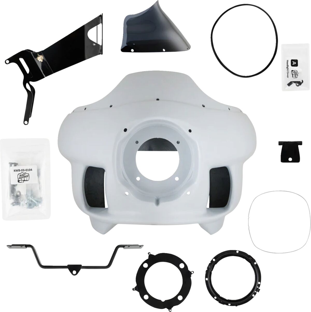 KLOCK WERKS KWB-03-0200 Kit carenatura stile FXRP BATWING Harley Davidson FXDXI 1450 EFI Dyna Super Glide Sport 91>05