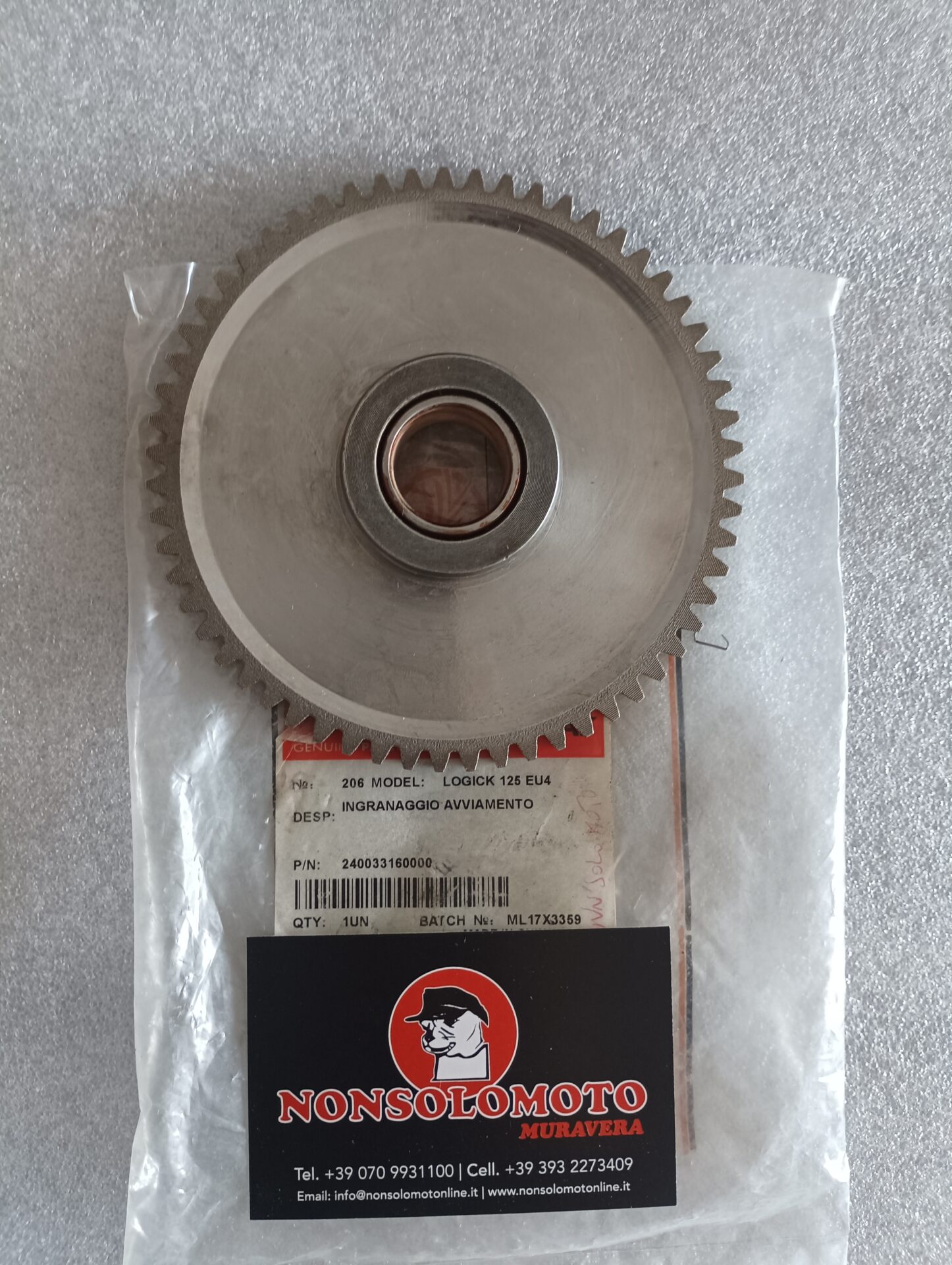 INGRANAGGIO RUOTA LIBERA KEEWAY LOGIK 125 240033160000