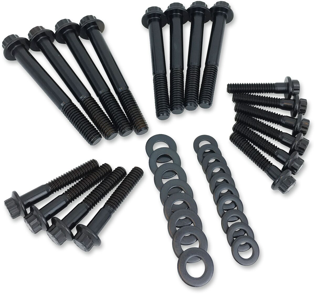 FEULING PARTS 3044 Kit di elementi di fissaggio scatola bilancieri a 12 lati Harley Davidson RH 1250 S ABS Sportster S 84>22