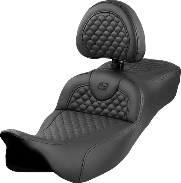 SADDLEMEN 808-07B-209B0 Sella Roadsofa Dragon Scale Stitch Harley Davidson FLHTK 1868 ABS Glide Ultra Limited 114 08>25