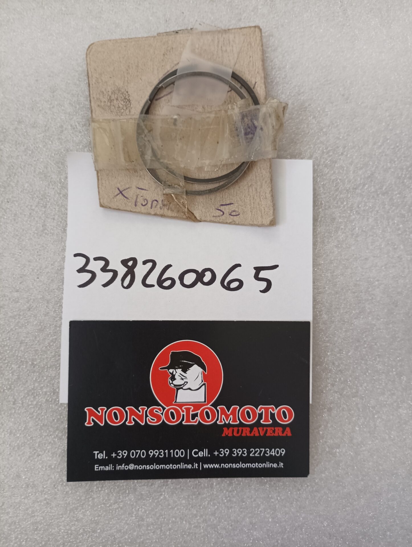 FASCE ELASTICHE PISTONE ITALJET FORMULA ARIA 50CC 338260065